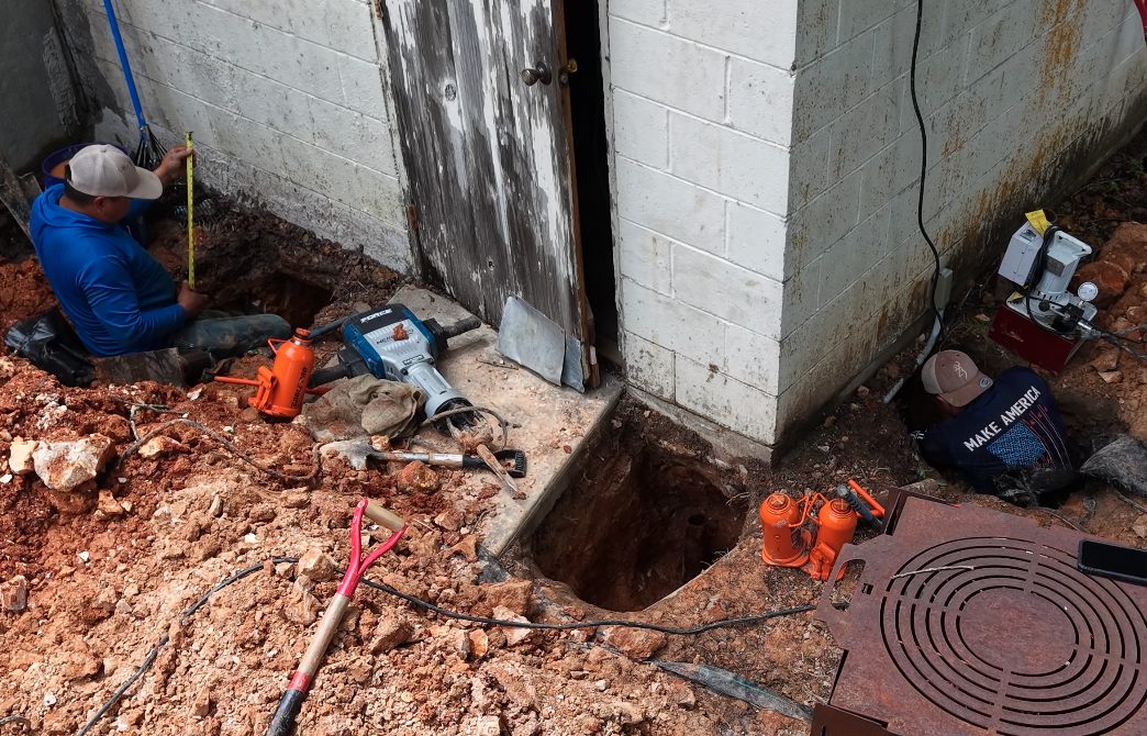 Pier & Beam Foundation Repair project