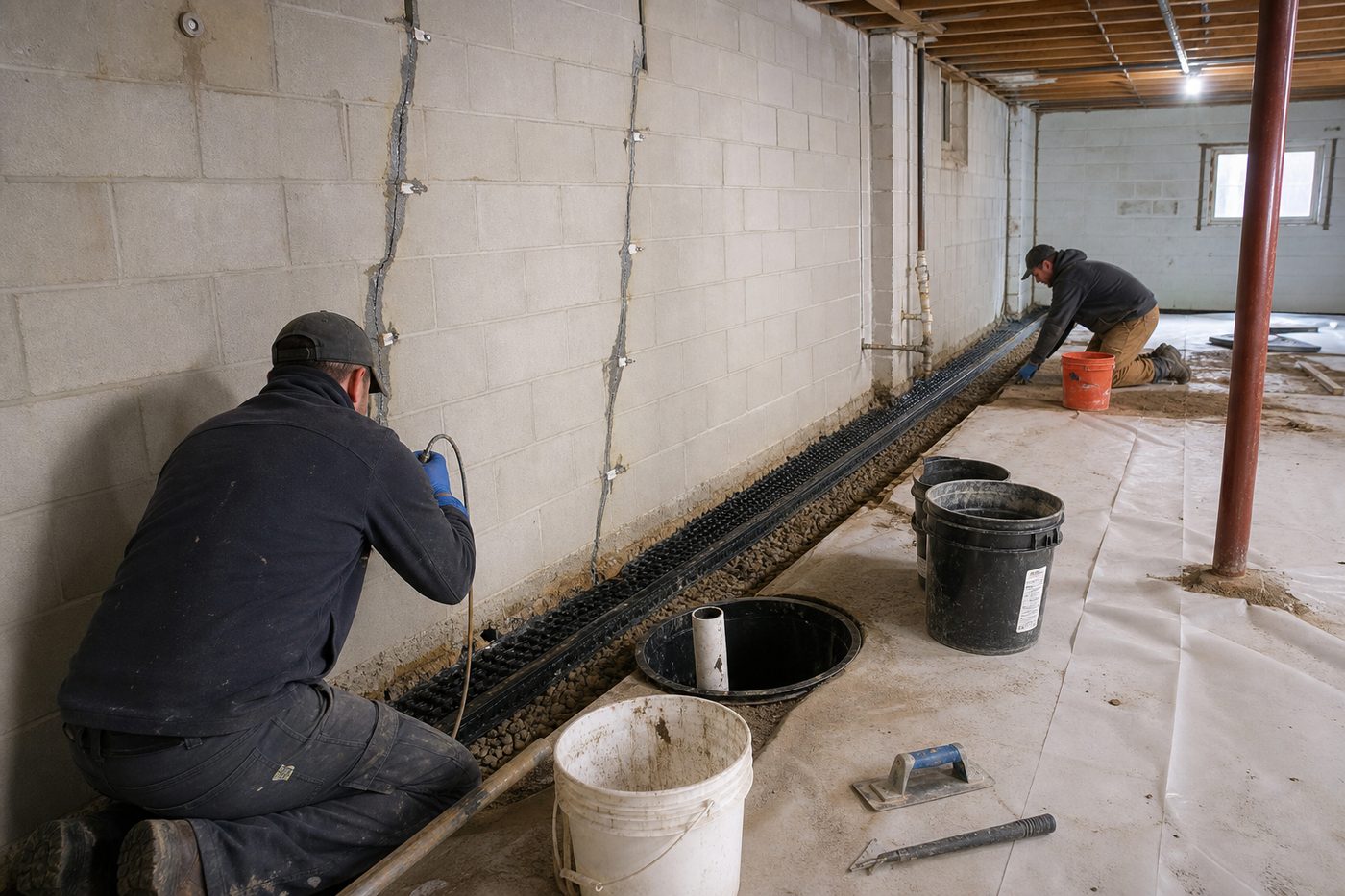 Foundation Waterproofing project